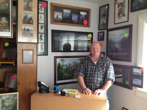 Kevin Cresswell Of Cressys Picture Framing In Blenheim, Marlborough